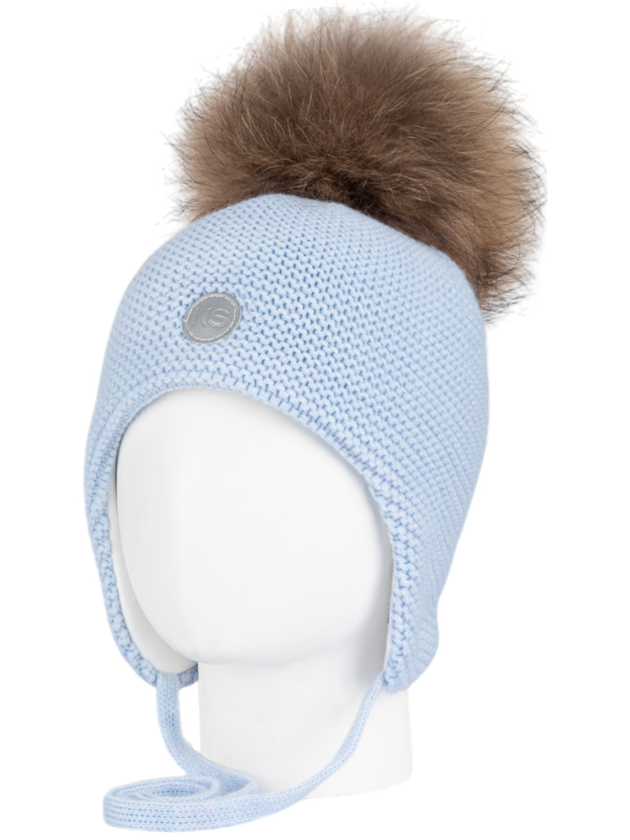 картинка Шапка утепленная NIKASTYLE 11з15524 Небесный от магазина детских товаров ALiSa