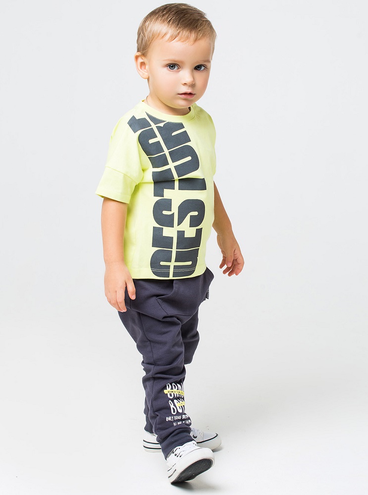 картинка Футболка для мальчика Crockid КР 300620 лайм2 к202 от магазина детских товаров ALiSa