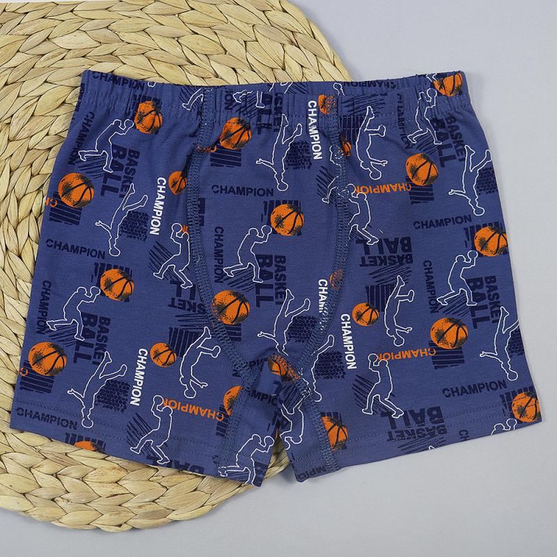 картинка Трусы боксеры для мальчика DR 3354-3331 Синий мячи от магазина детских товаров ALiSa