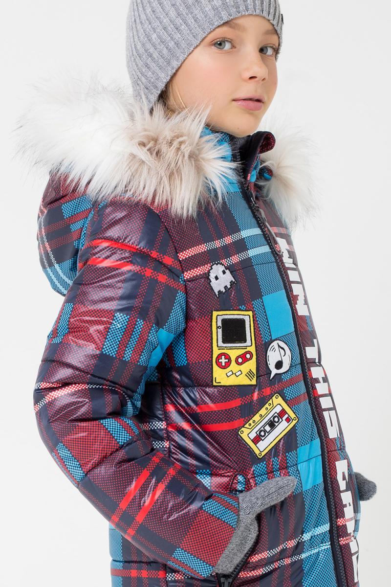 картинка Пальто зимнее для девочки Crockid ВК 38042/н/1 ГР от магазина детских товаров ALiSa
