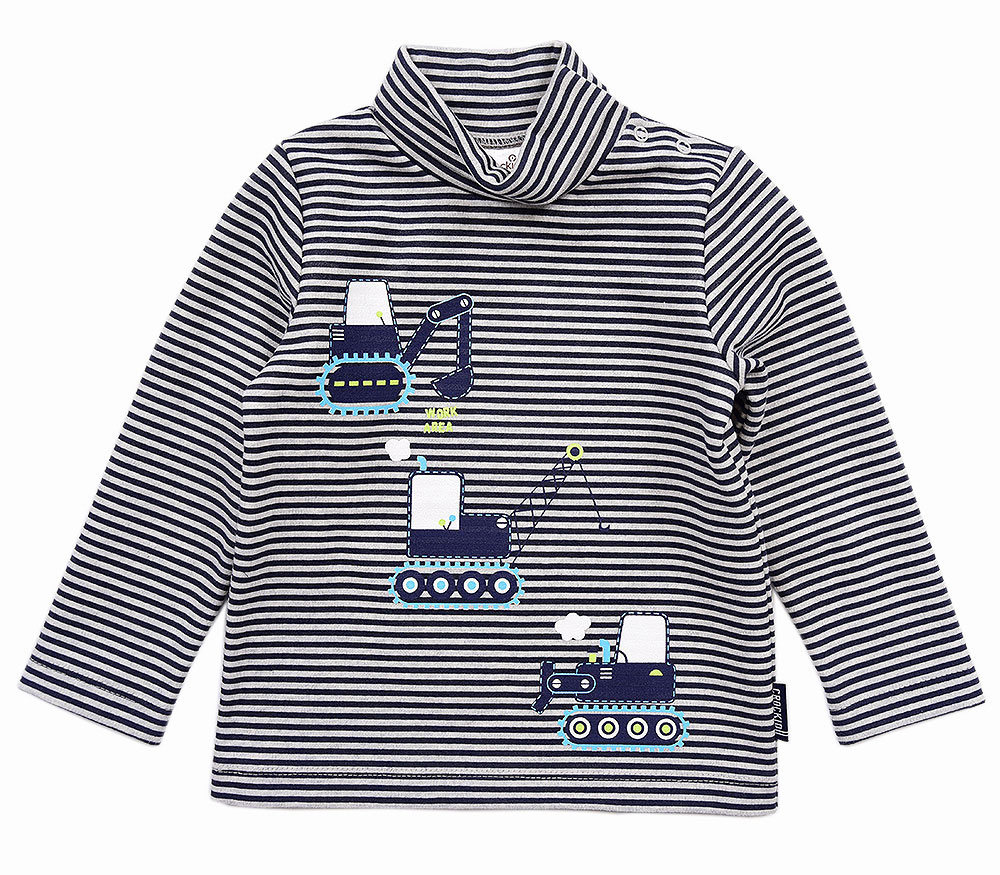 картинка Джемпер для мальчика Crockid КР 3512 черно-синяя полоска к122 от магазина детских товаров ALiSa