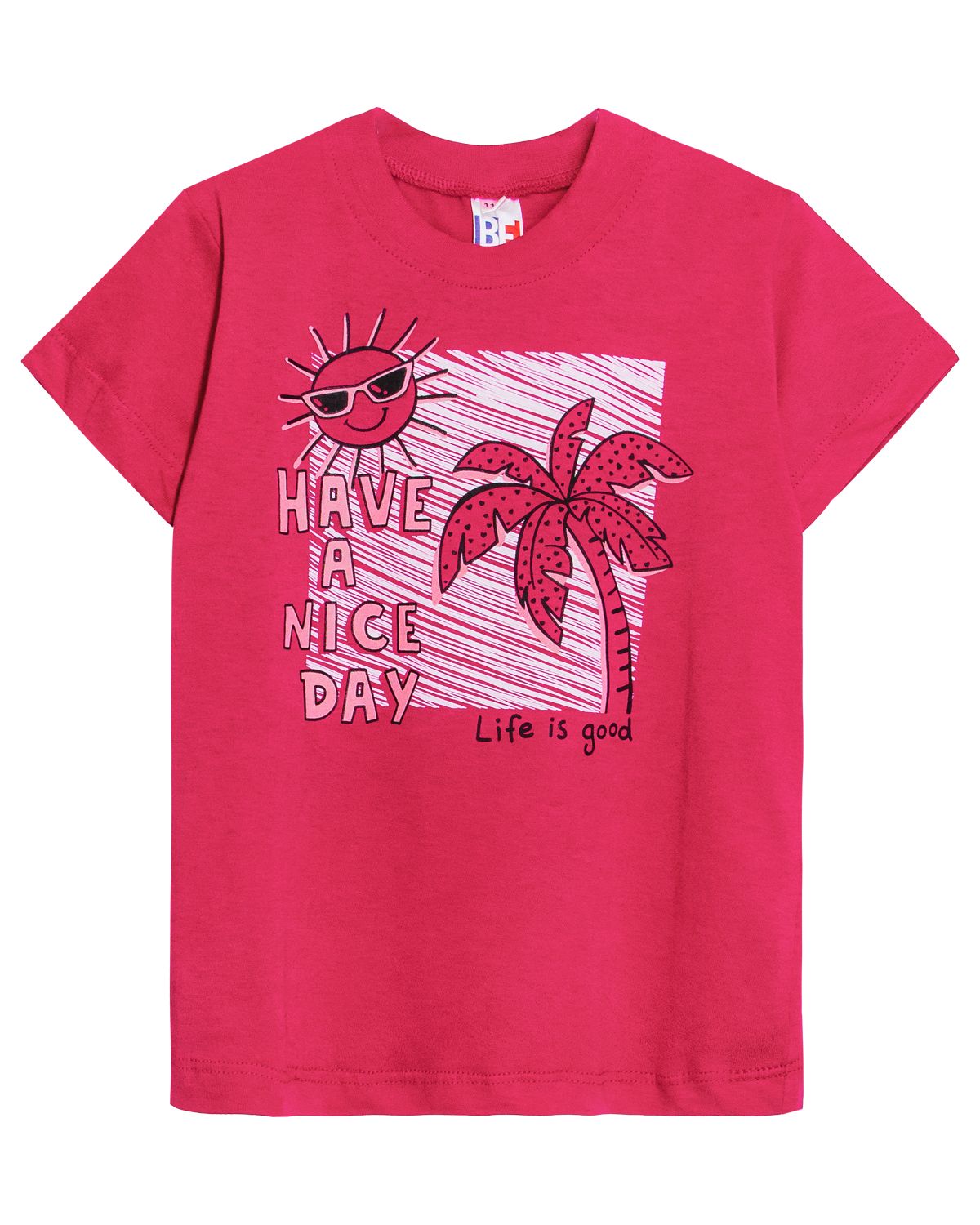 картинка Футболка для девочки Let's go LG 51270 пурпурный от магазина детских товаров ALiSa