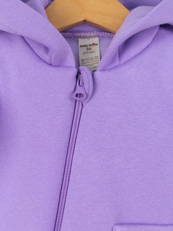 картинка Комбинезон с капюшоном Baby Boom К401/3-Ф Сиреневый я738 от магазина детских товаров ALiSa