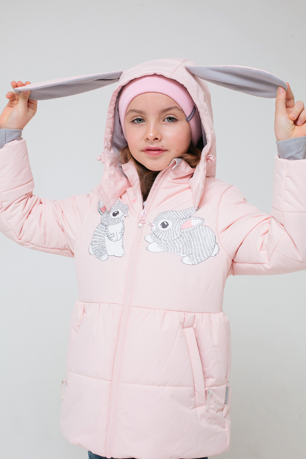 картинка Куртка зимняя для девочки Crockid ВК 38059/1 ГР от магазина детских товаров ALiSa