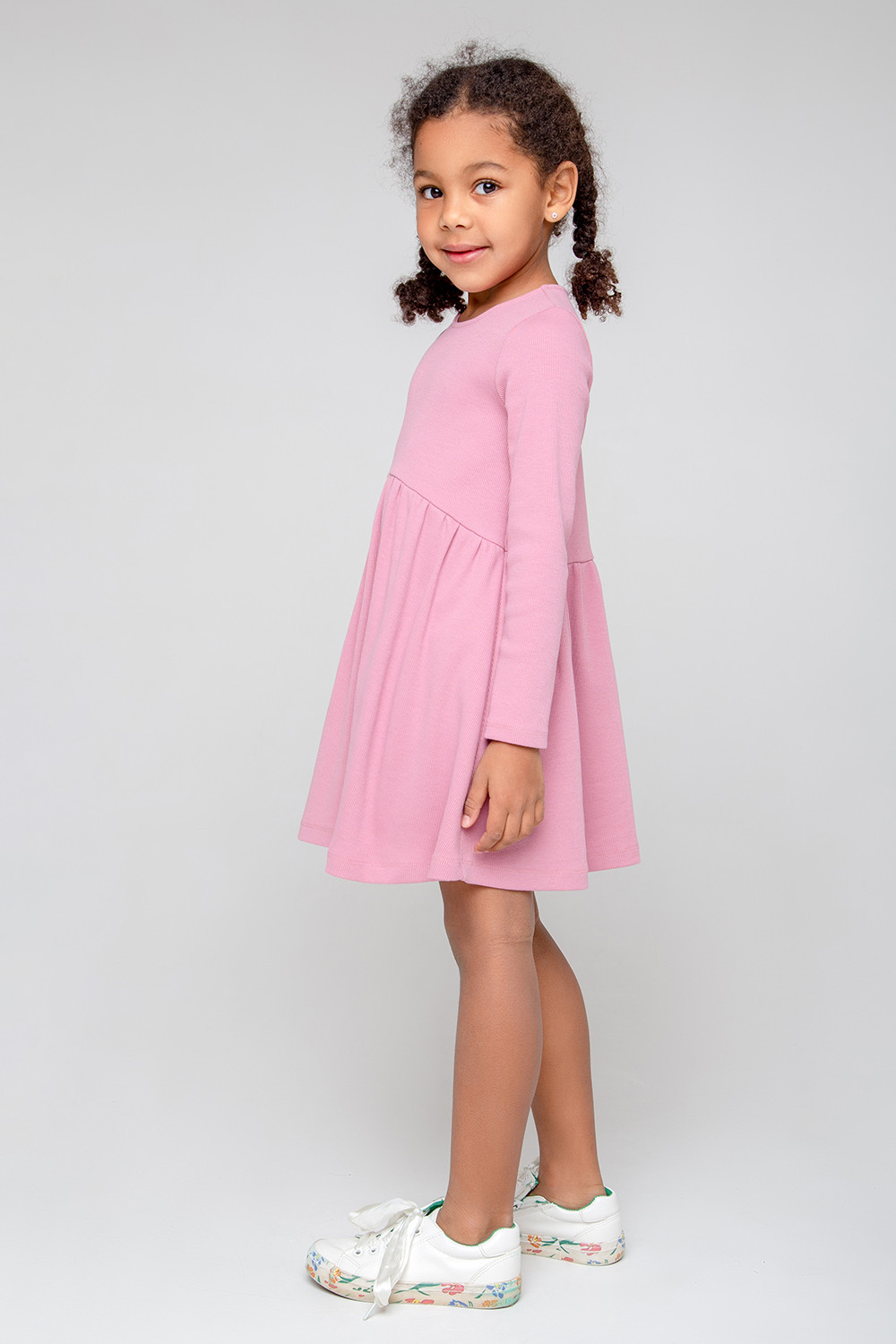 картинка Платье для девочки Crockid КР 5778 пепельная роза к355 от магазина детских товаров ALiSa