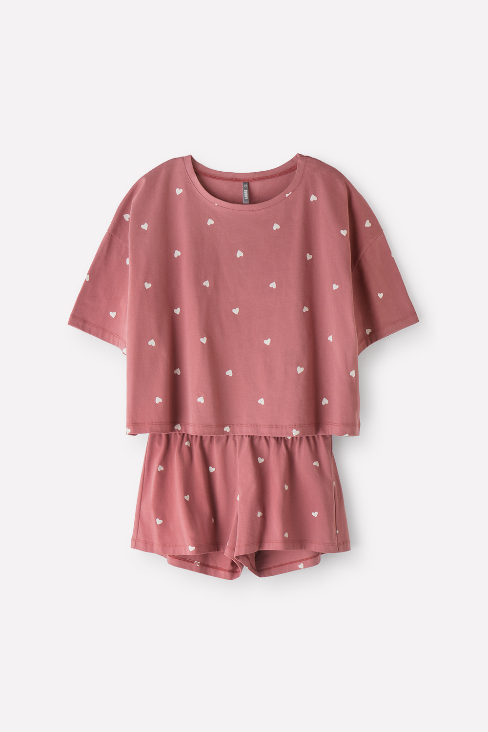 картинка Пижама для девочки КБ 2803 шоколадный десерт, сердечки от магазина детских товаров ALiSa