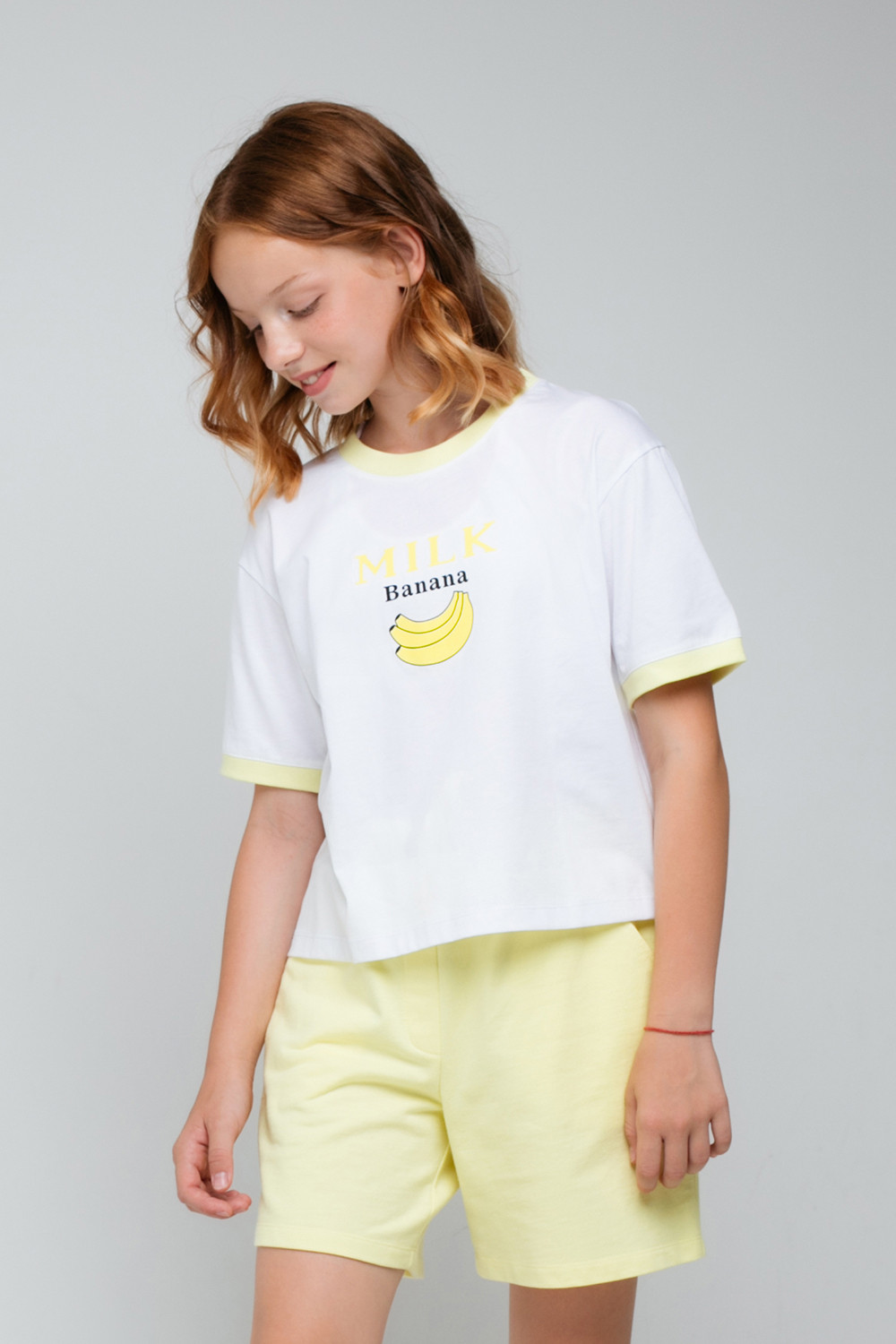 картинка Футболка для девочки КБ 301819 белый к69 от магазина детских товаров ALiSa