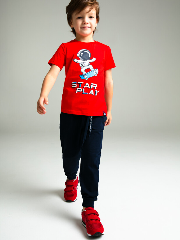 картинка Комплект для мальчика PL 32312028 футболка, брюки п201 от магазина детских товаров ALiSa