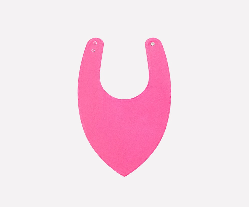 картинка Нагрудник для девочки Crockid КР 8521 ярко-розовый к213 от магазина детских товаров ALiSa
