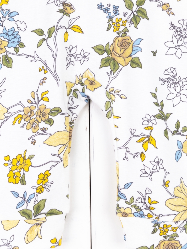 картинка Брюки для девочки Baby Boom П47/53-И Цветы Ар-Нуво на молоке я725 от магазина детских товаров ALiSa