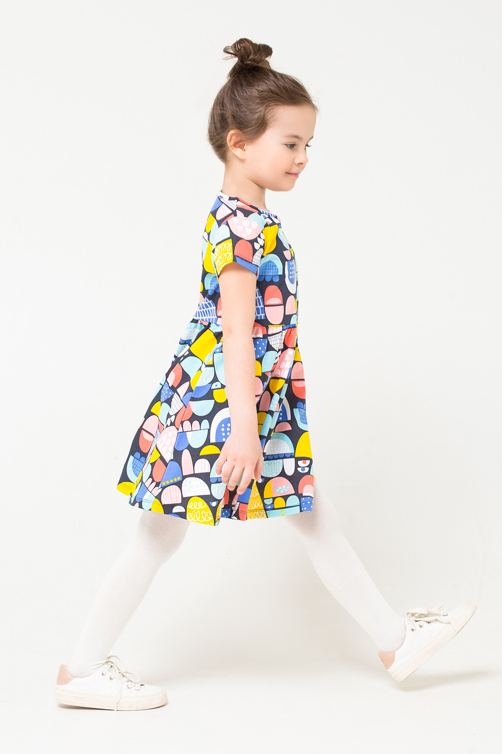 картинка Платье для девочки Crockid К 5646 цветные холмики к1254 от магазина детских товаров ALiSa