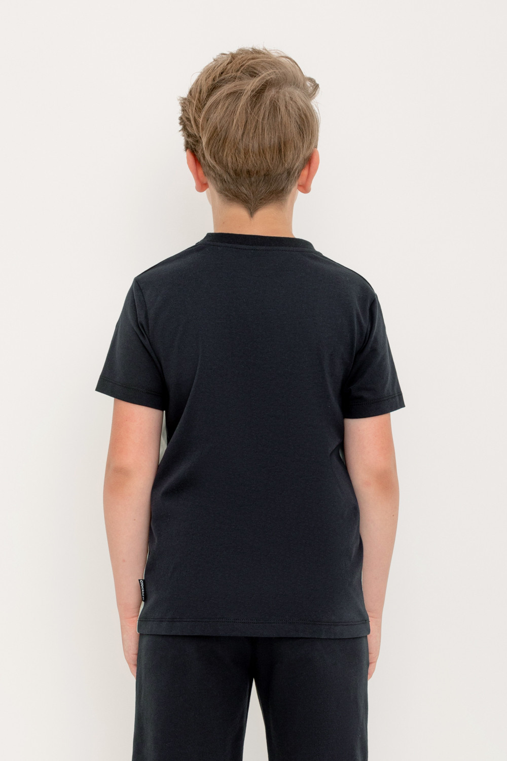 картинка Футболка для мальчика Crockid КР 302159 черный, зеленый чай к404 от магазина детских товаров ALiSa