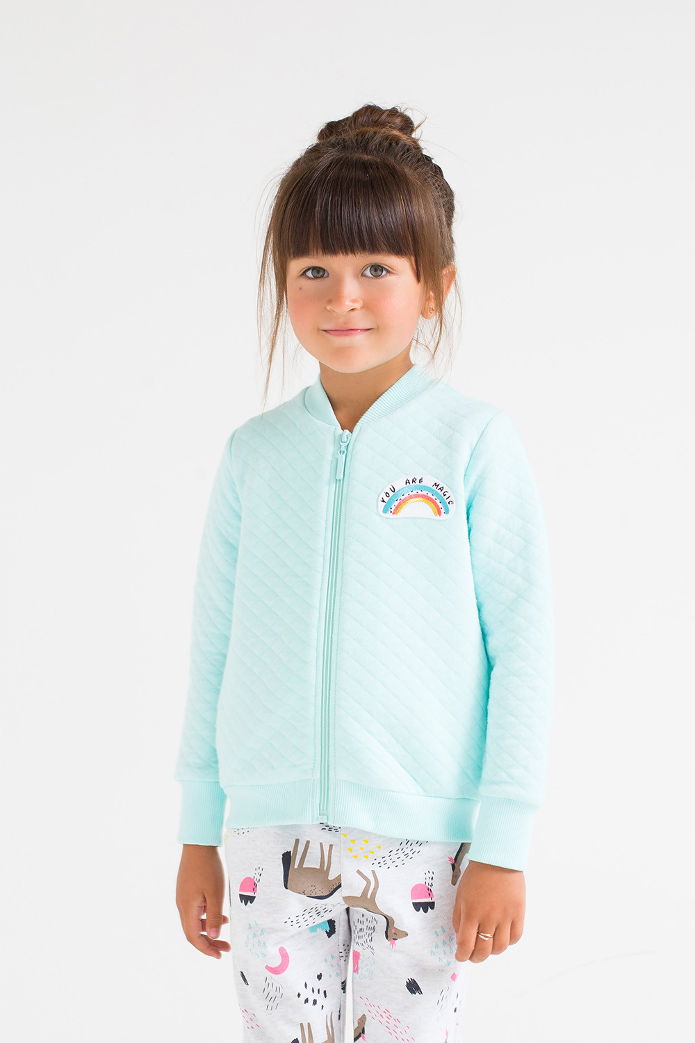 картинка Куртка для девочки Crockid КР 300927 минт к251 от магазина детских товаров ALiSa