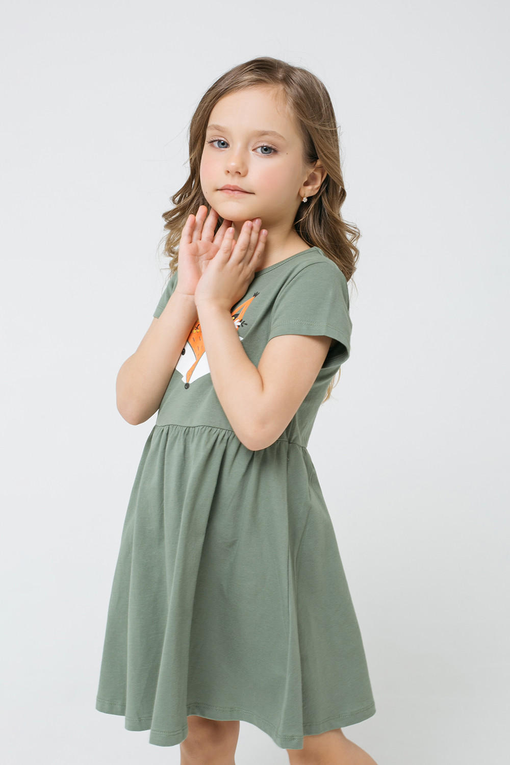 картинка Платье для девочки Crockid К 5700 папоротник к1270 от магазина детских товаров ALiSa