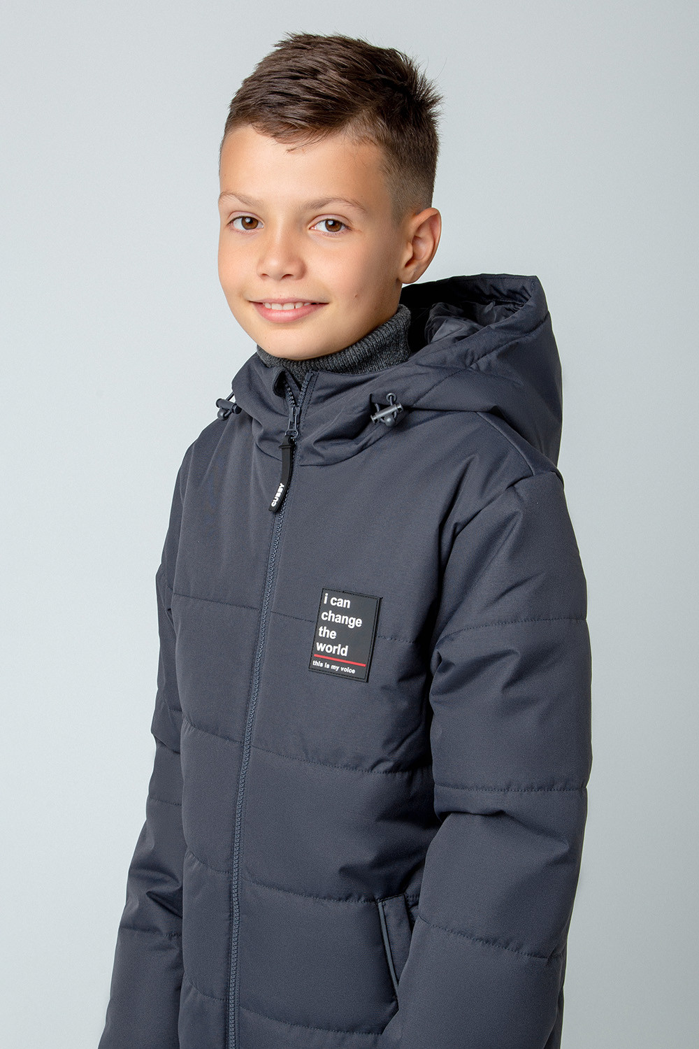 картинка Пальто зимнее для мальчика Crockid ВКБ 36061/4 ГР от магазина детских товаров ALiSa