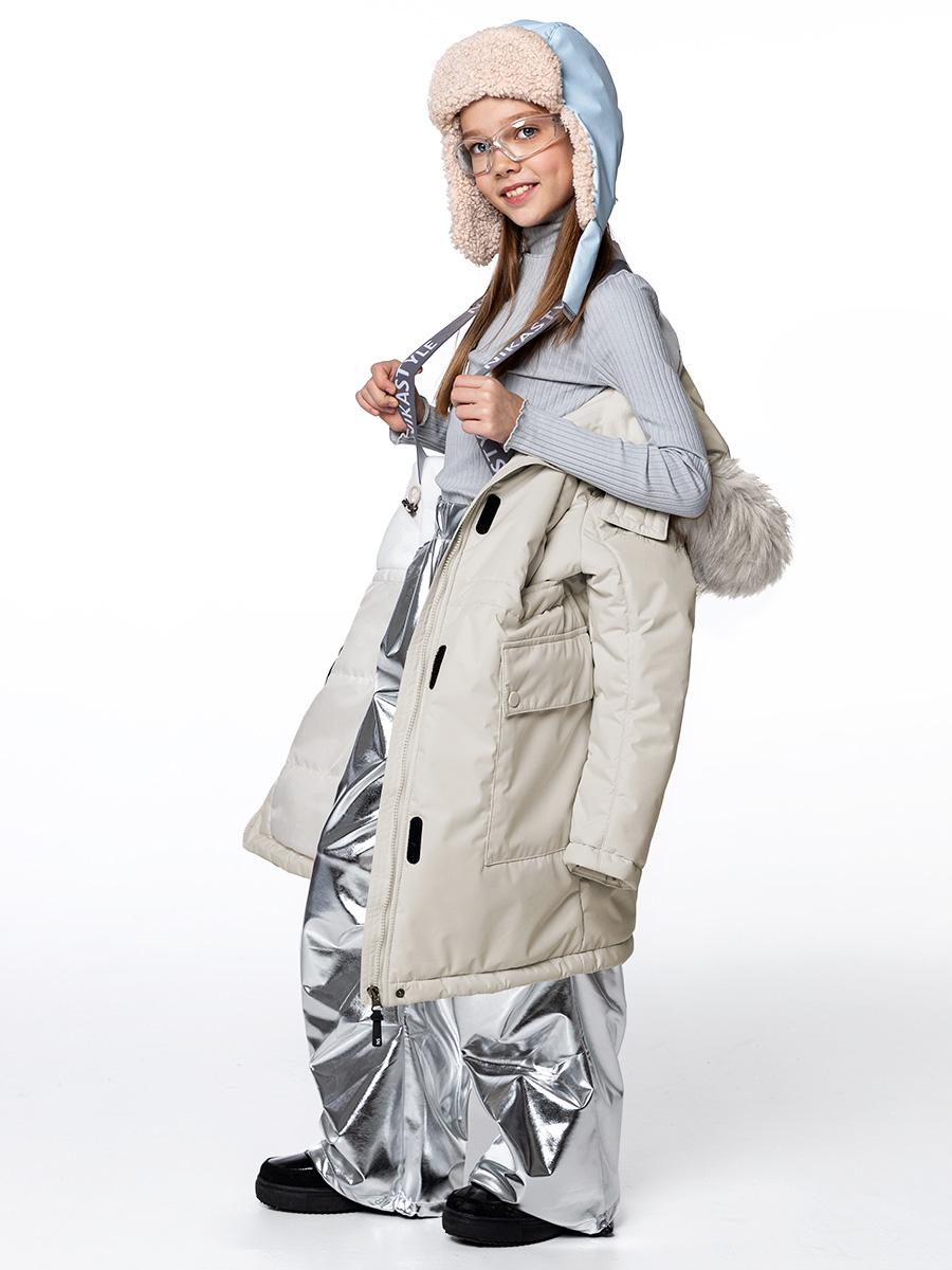картинка Парка зимняя для девочки NIKASTYLE 5з4024 Беж от магазина детских товаров ALiSa