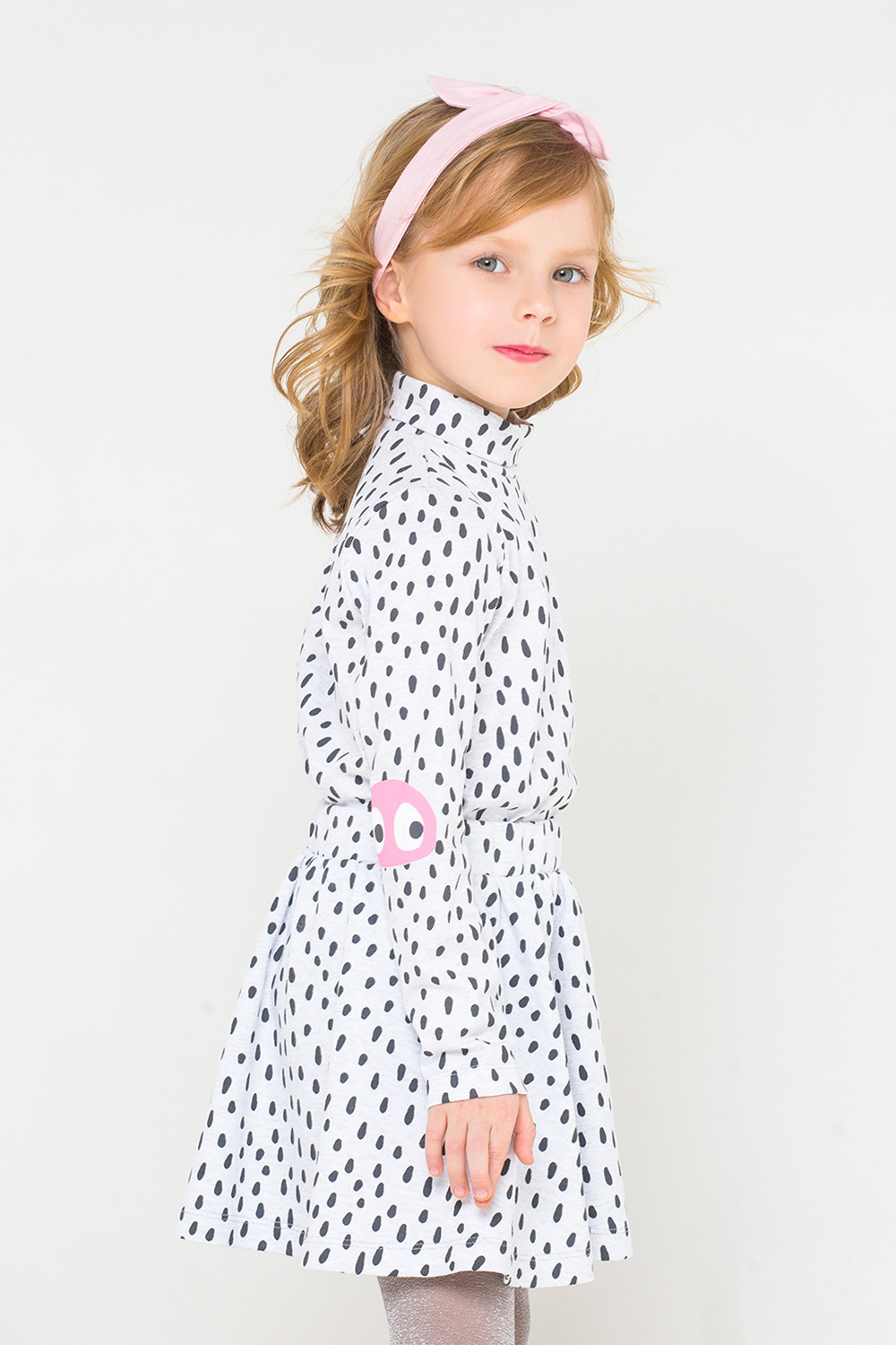 картинка Юбка для девочки Crockid КР 7099 светло-серый меланж, крапинка к227 от магазина детских товаров ALiSa