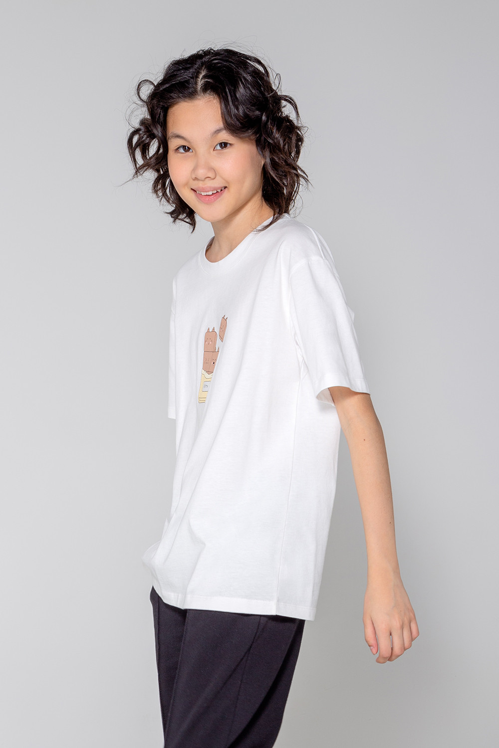 картинка Футболка для девочки КБ 301928 сахар к79 от магазина детских товаров ALiSa