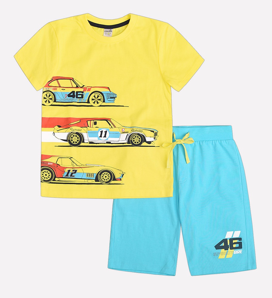 картинка Комплект для мальчика Crockid К 2566 желтый + голубая бирюза к1235 от магазина детских товаров ALiSa