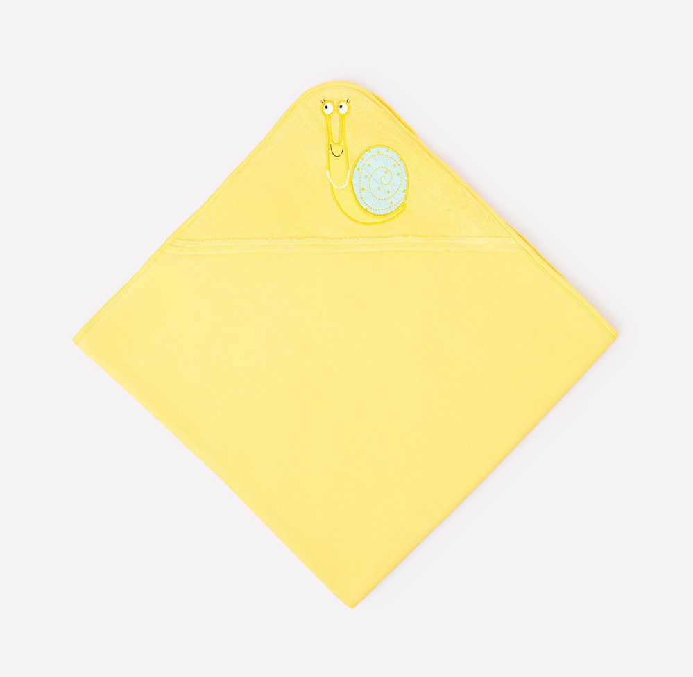 картинка Простынка для купания Crockid  К 8500 светло-желтый (улитка) от магазина детских товаров ALiSa