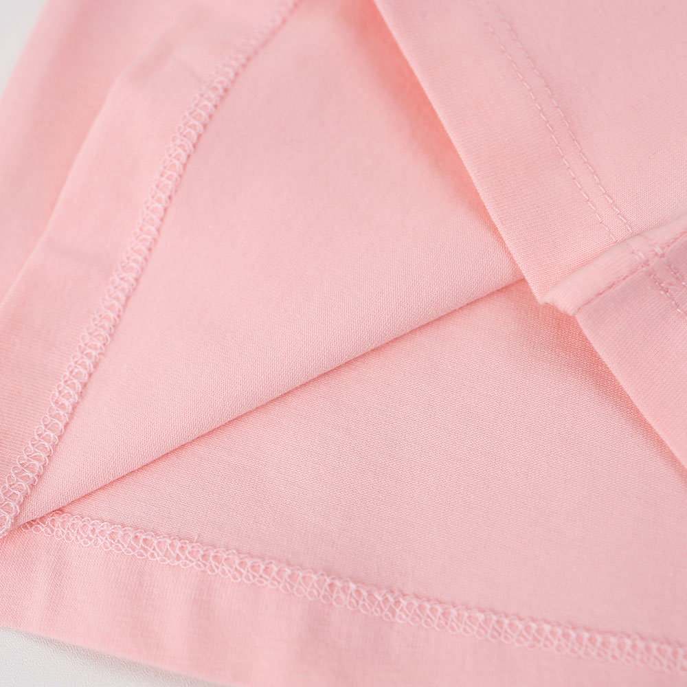 картинка Футболка с патчами на рукавах для девочки DR 18036 Светло-розовый от магазина детских товаров ALiSa