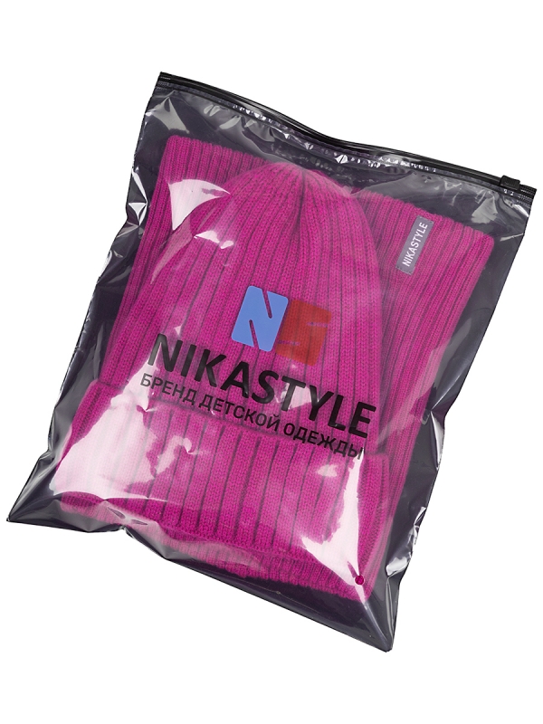 картинка Комплект шапка снуд для девочки NIKASTYLE 12з16424 Ягода от магазина детских товаров ALiSa