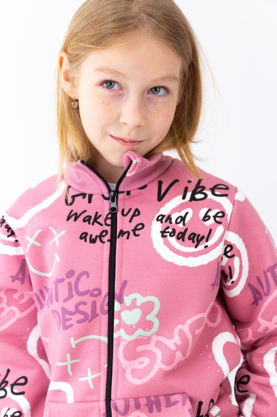 картинка Комплект для девочки Baby Boom КД524/1-Ф Граффити Б117 от магазина детских товаров ALiSa