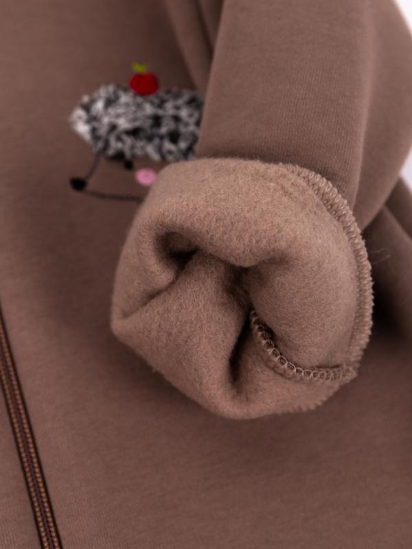 картинка Комбинезон на стопе Baby Boom К381/3-Ф Ёжик тауп-грей от магазина детских товаров ALiSa