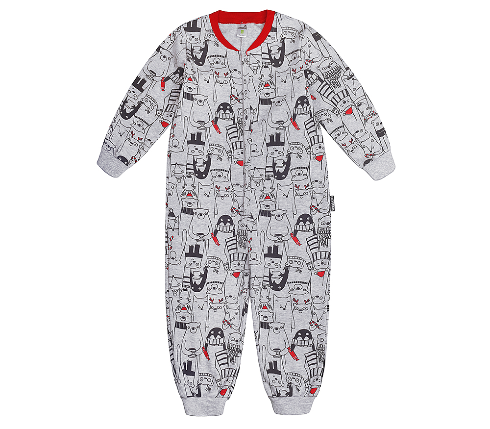 картинка Пижама детская Crockid К 6180 мишки новый год комбинезон от магазина детских товаров ALiSa