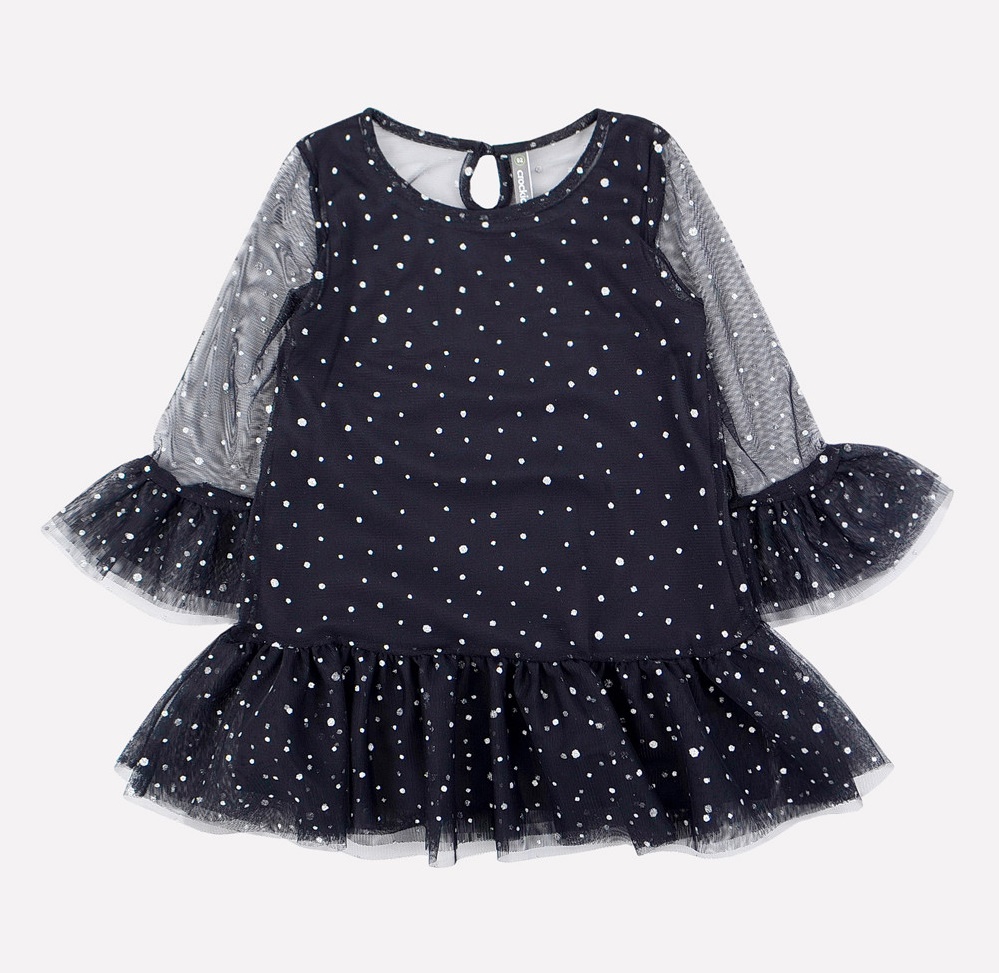 картинка Платье для девочки Crockid К 5578 черный от магазина детских товаров ALiSa