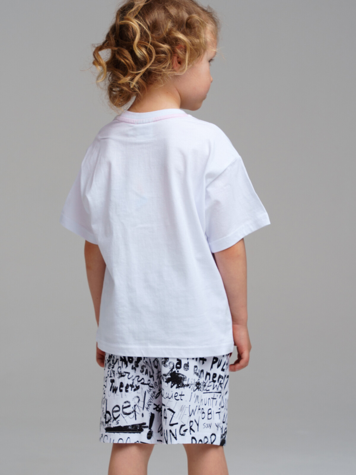 картинка Пижама для мальчика PL 12432008 Белый черный красный от магазина детских товаров ALiSa