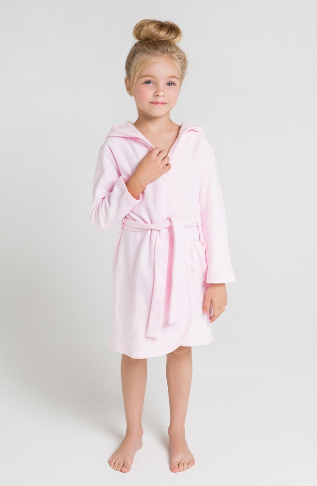 картинка Халат для девочки Crockid К 5481 нежно-розовый (зайчик) от магазина детских товаров ALiSa
