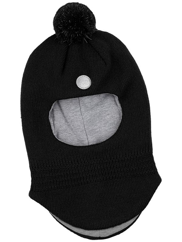 картинка Балаклава утепленная для мальчика NIKASTYLE 10з15225 Черный от магазина детских товаров ALiSa