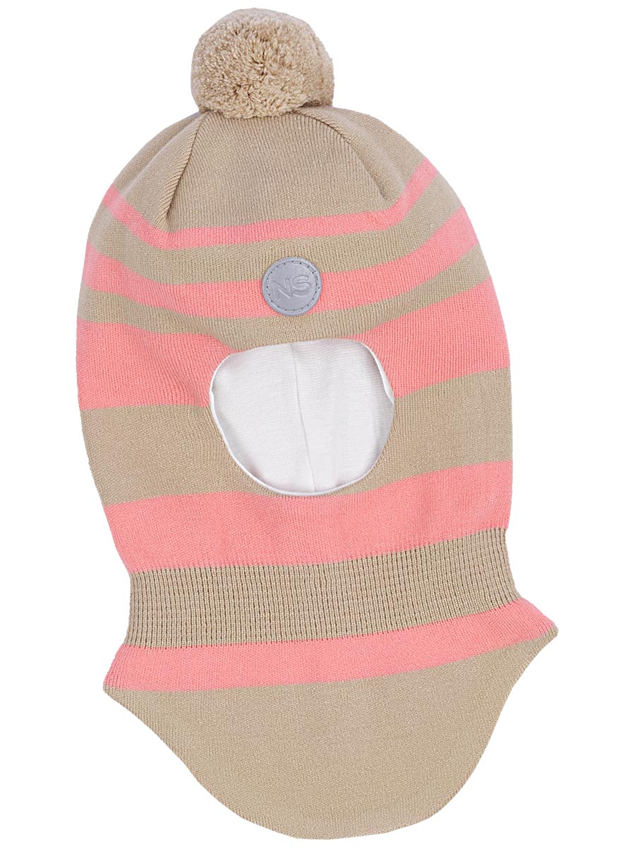 картинка Шлем демисезонный для девочки NIKASTYLE 10м10024 беж персик от магазина детских товаров ALiSa