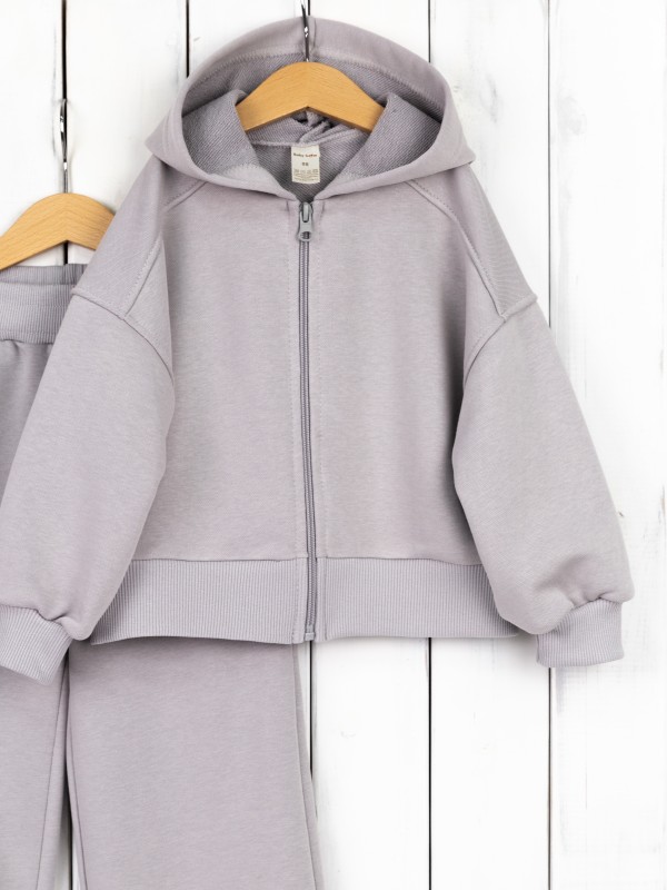 картинка Комплект для девочки Baby Boom КД536/2-Ф Светло-серый Б118 от магазина детских товаров ALiSa