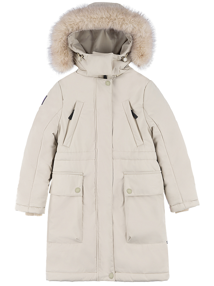 картинка Парка зимняя для девочки NIKASTYLE 5з4024 Беж от магазина детских товаров ALiSa