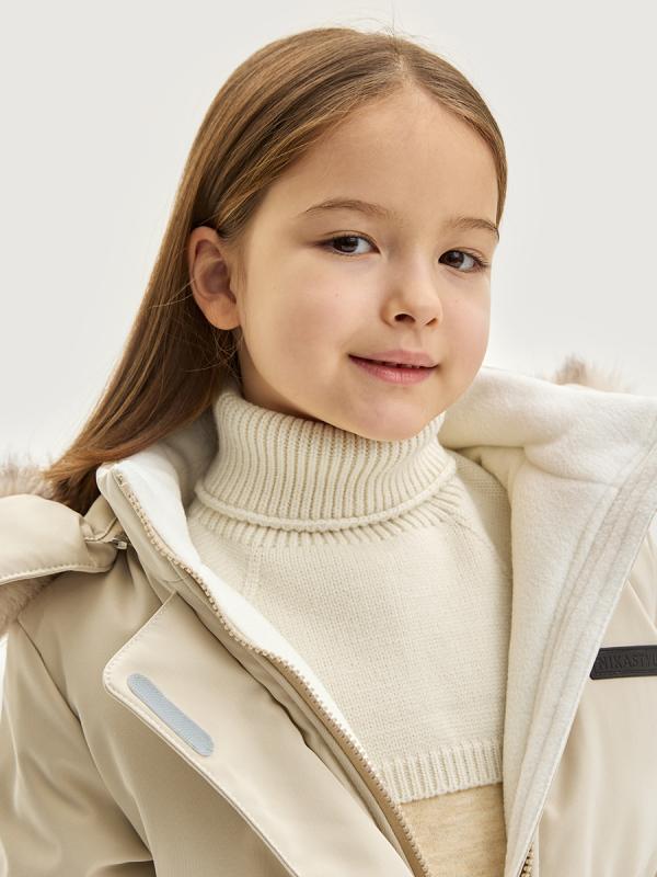 картинка Манишка для девочки NIKASTYLE 17з17825  Молоко от магазина детских товаров ALiSa