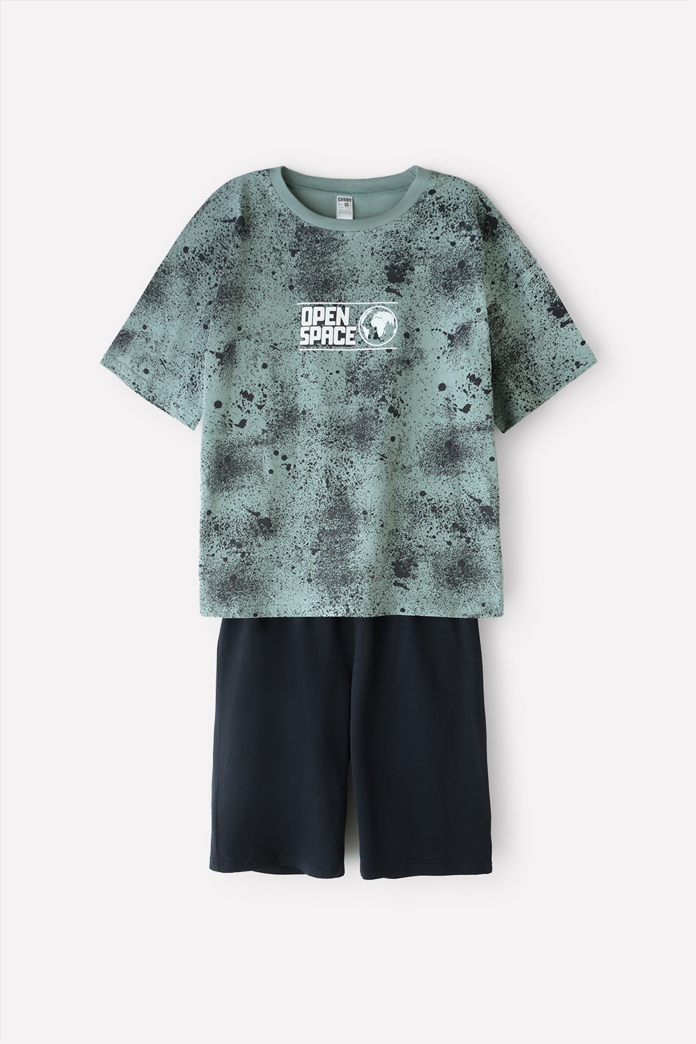 картинка Пижама для мальчика КБ 2812 полынь, темная ежевика от магазина детских товаров ALiSa