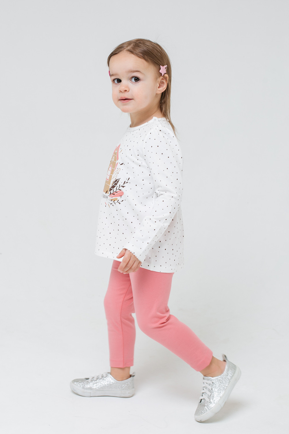 картинка Бриджи для девочки Crockid КР 4321 королевский розовый к301 от магазина детских товаров ALiSa