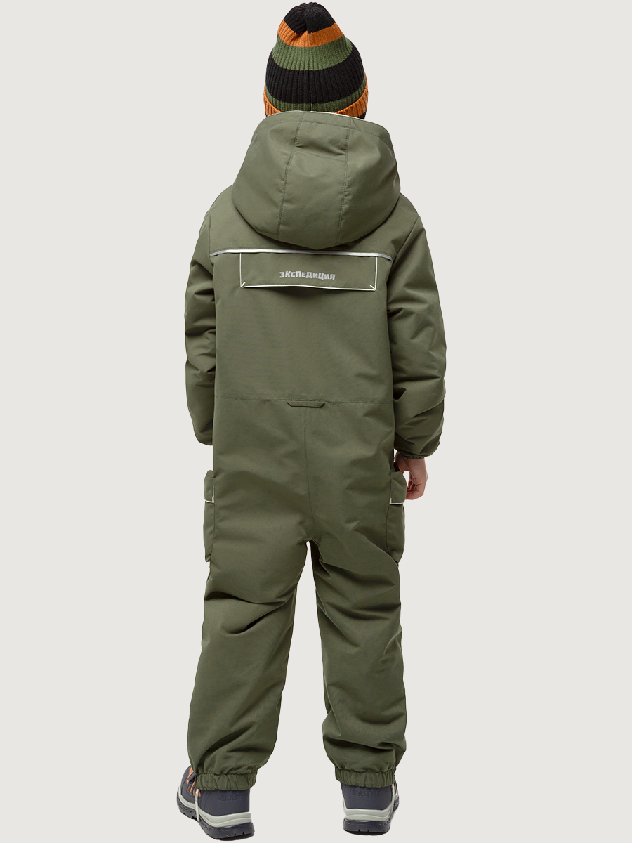 картинка Комбинезон утеплённый для мальчика NIKASTYLE 8м2725 Хаки кешью от магазина детских товаров ALiSa