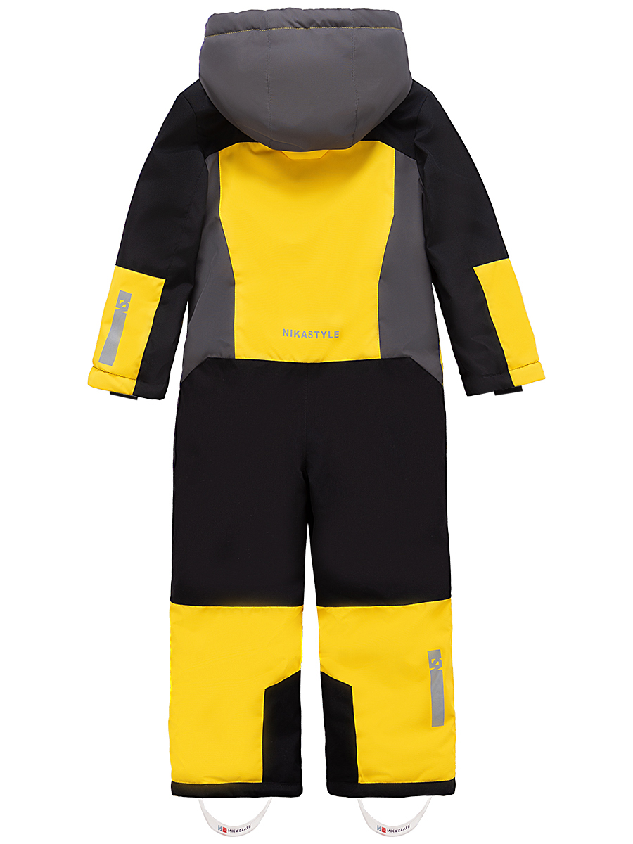 картинка Комбинезон зимний для мальчика NIKASTYLE 8з6524 Желтый черный от магазина детских товаров ALiSa