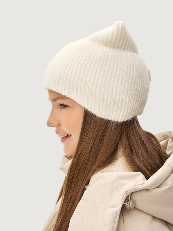 картинка Шапка зимняя для девочки NIKASTYLE 11з16425 Молоко от магазина детских товаров ALiSa