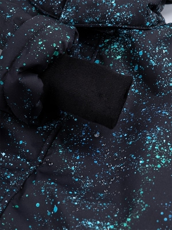 картинка Комбинезон зимний для мальчика NIKASTYLE 8з5524 Черный бирюза от магазина детских товаров ALiSa