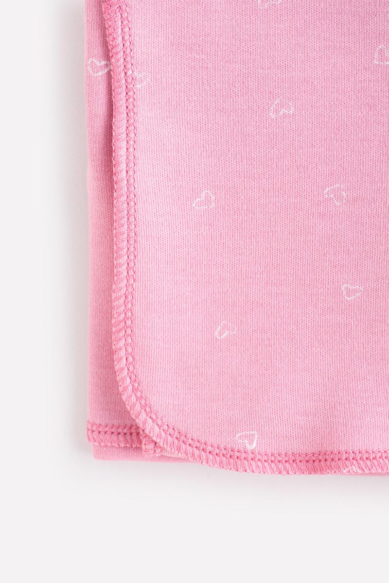 картинка Пеленка детская Crockid К 8512 сердечки на розовом зефире от магазина детских товаров ALiSa