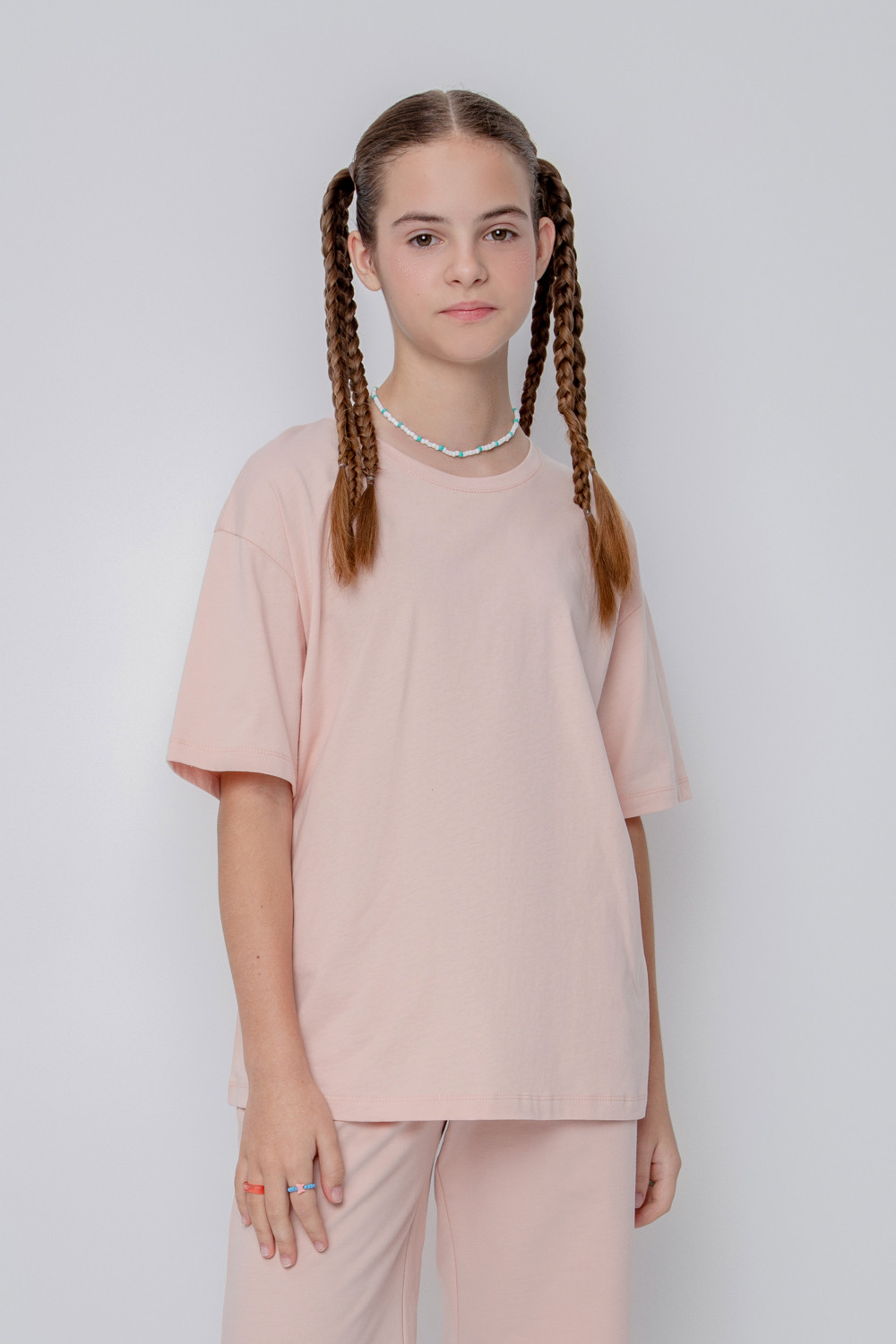 картинка Футболка для девочки Crockid КБ 302093 дымчатая роза от магазина детских товаров ALiSa