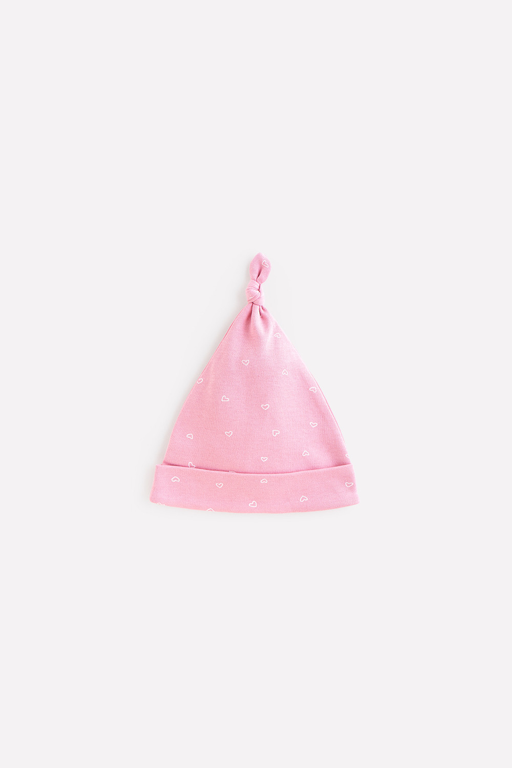 картинка Шапка для девочки Crockid К 8036 сердечки на розовом зефире от магазина детских товаров ALiSa