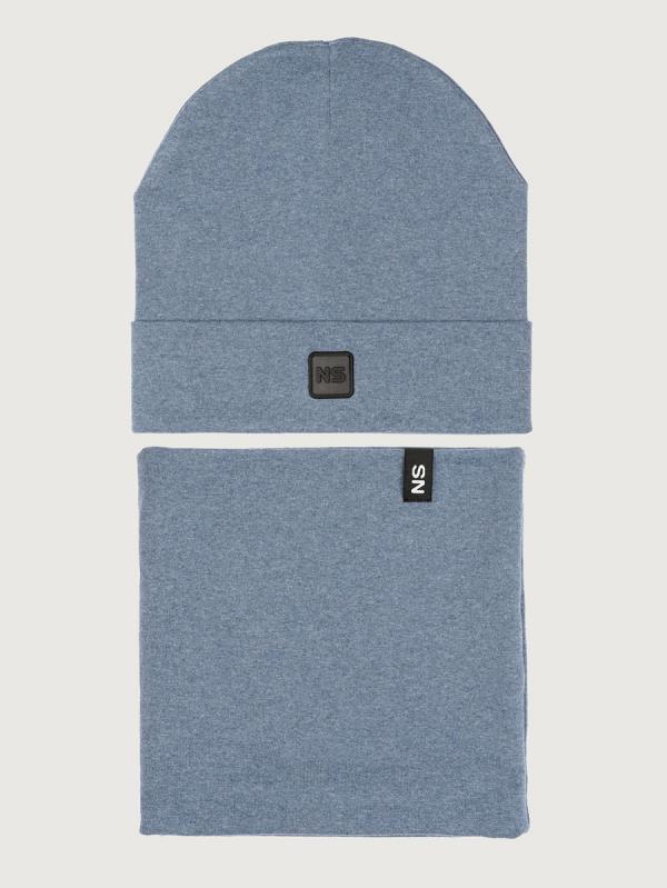 картинка Комплект деми шапка снуд для мальчика NIKASTYLE 12л12725 Неви от магазина детских товаров ALiSa