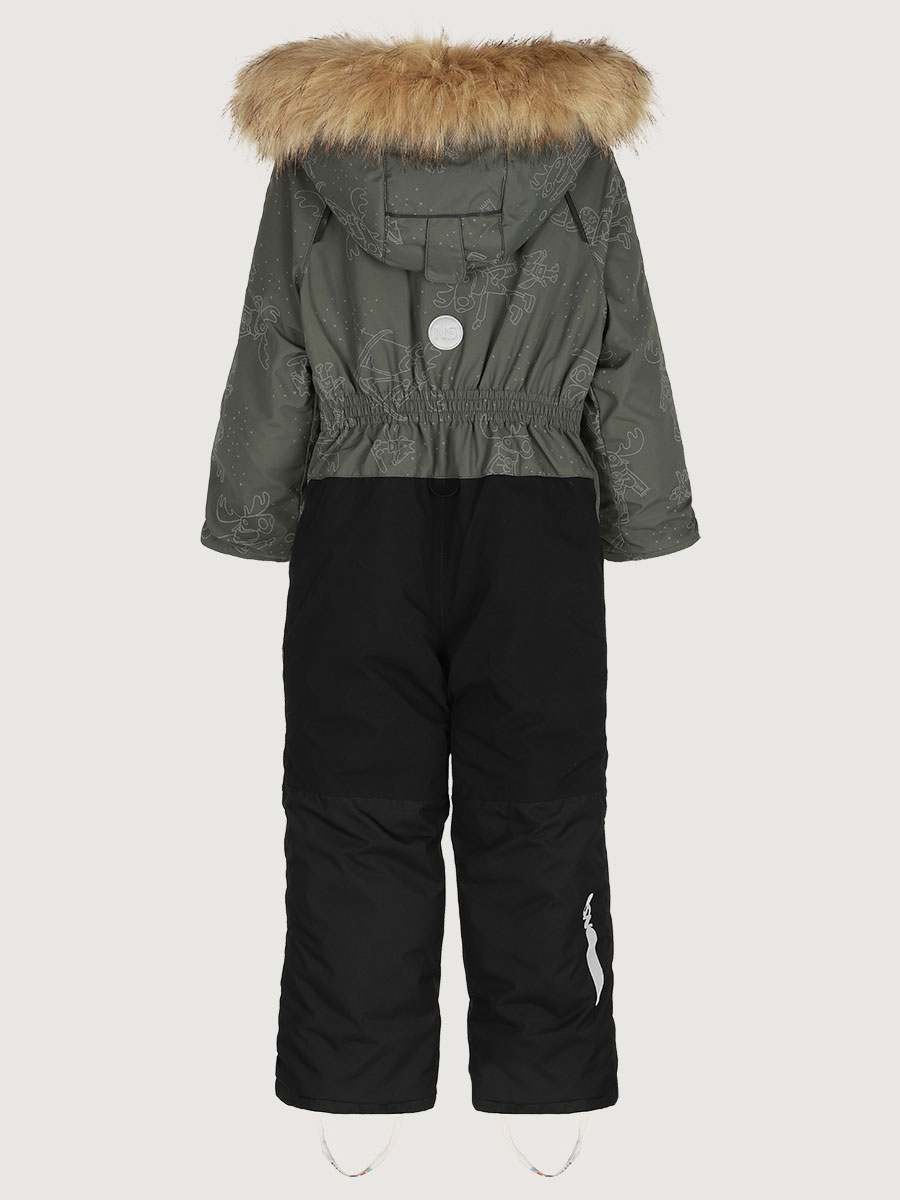 картинка Комбинезон для мальчика NIKASTYLE 8з0525 Хаки Черный от магазина детских товаров ALiSa