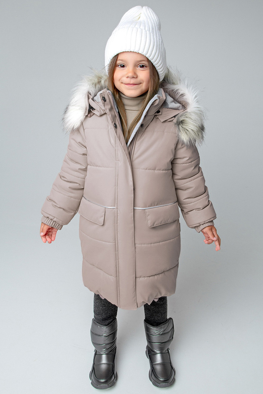 картинка Пальто зимнее для девочки Crockid ВК 38094/3 УЗГ от магазина детских товаров ALiSa