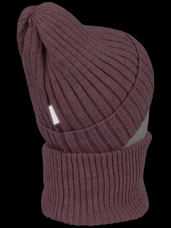 картинка Комплект шапка снуд для девочки NIKASTYLE 12з16424 Сухая роза от магазина детских товаров ALiSa